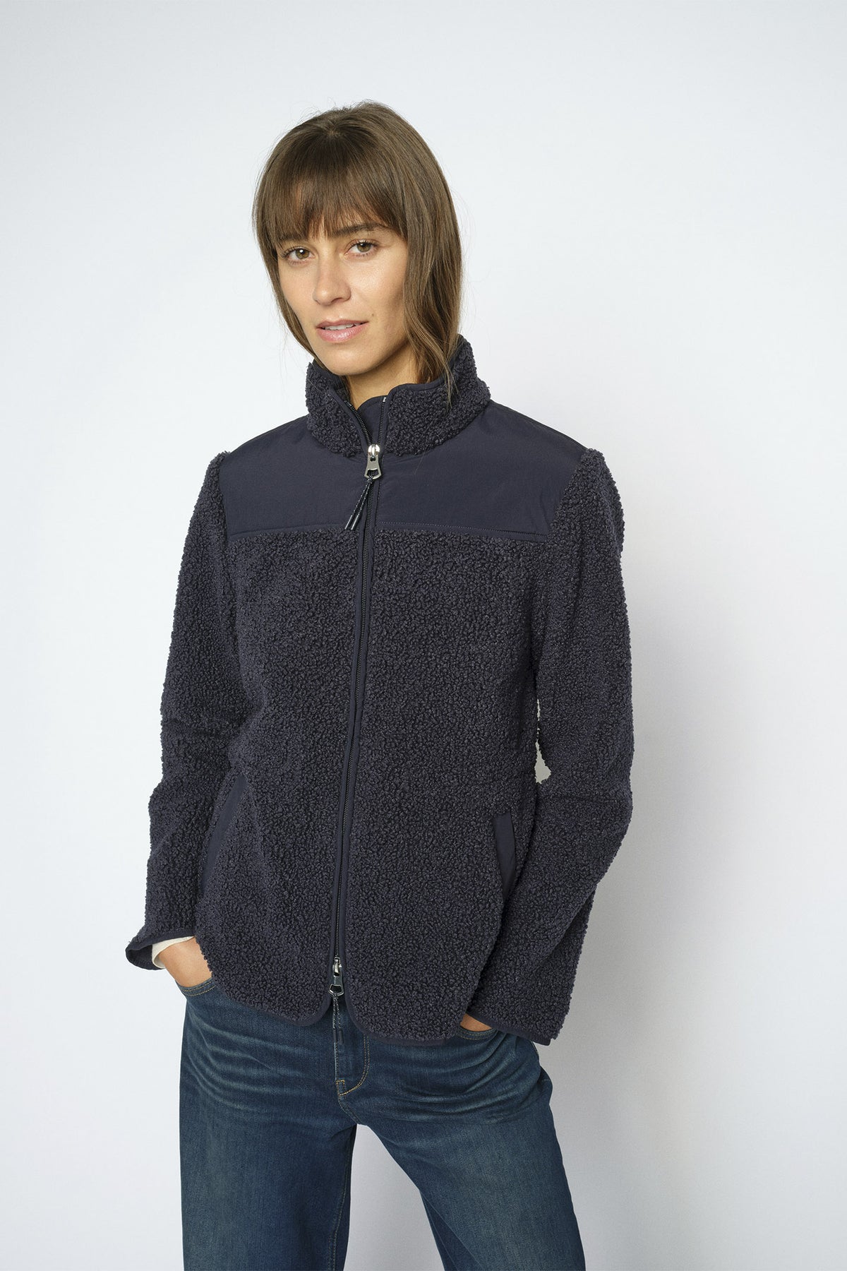 MMElisa Eli Teddy Jacket Salute Navy - 179580