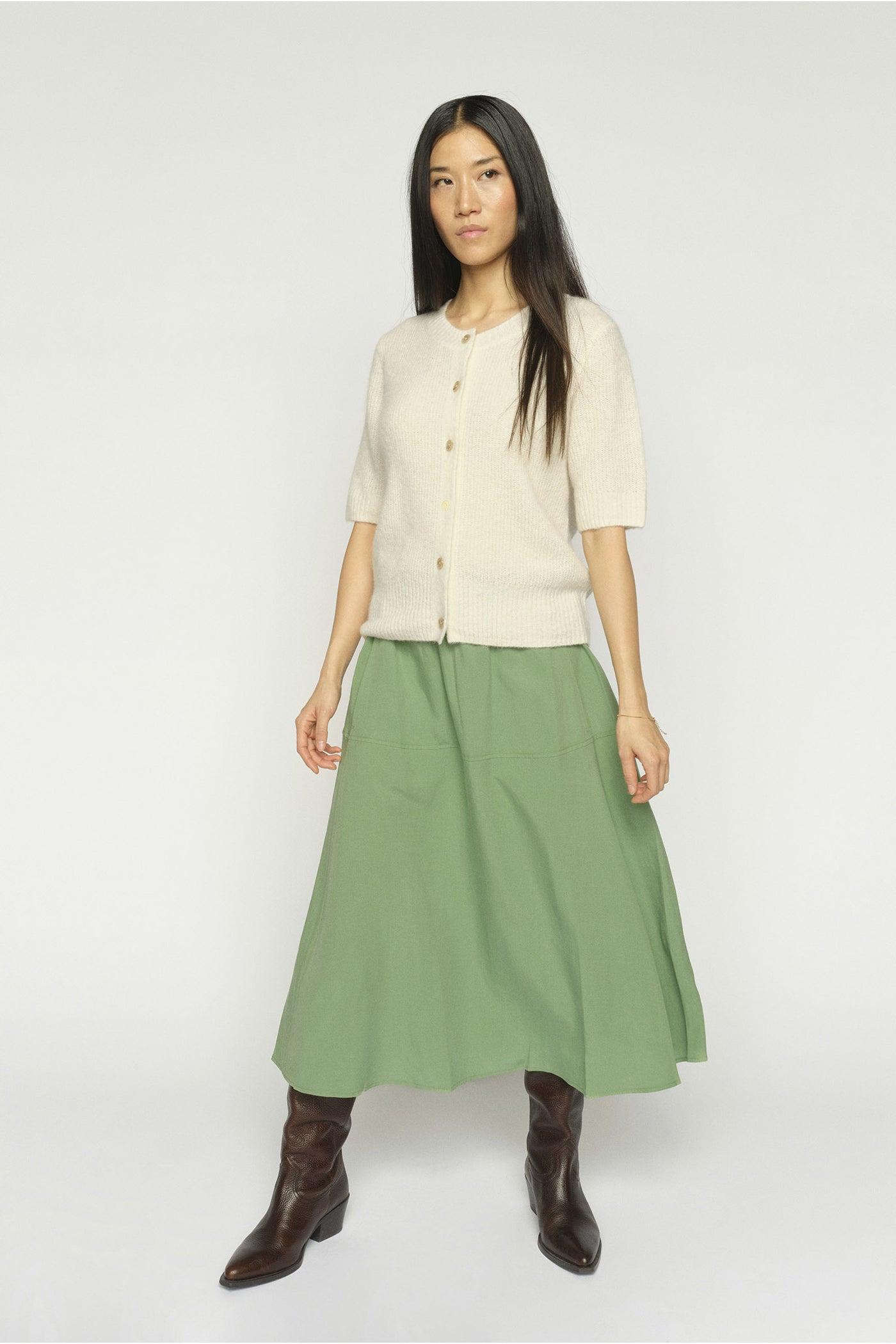 MMEllaja Alexis Skirt Turf Green - 176920