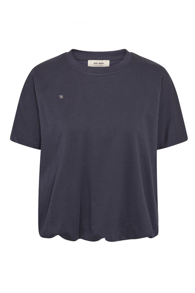 MMElli O-SS Balloon Tee Salute Navy - 180610 Thumbnail
