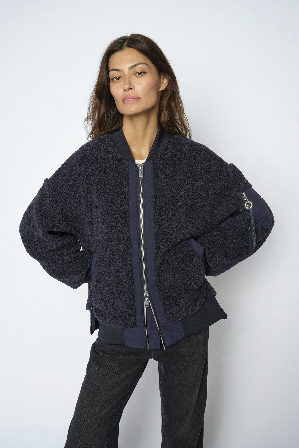 MMEmeline Teddy Jacket Salute Navy - 182280