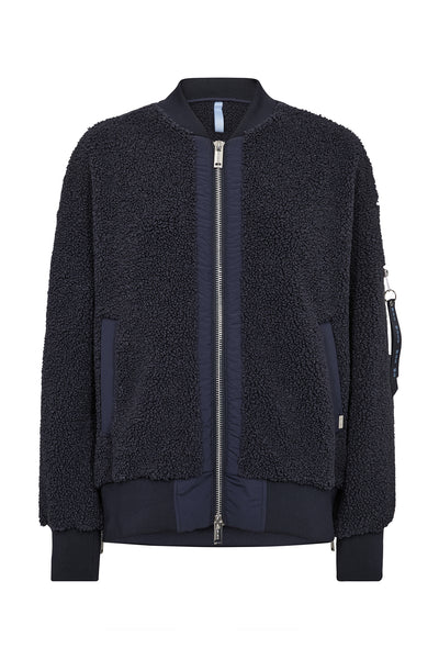 MMEmeline Teddy Jacket Salute Navy - 182280 Thumbnail