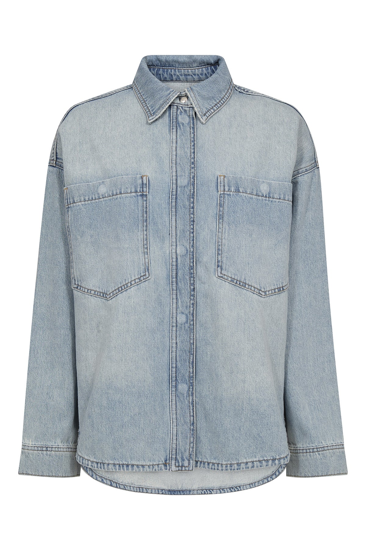 MMEmm Flower Shirt Light Blue - 178520