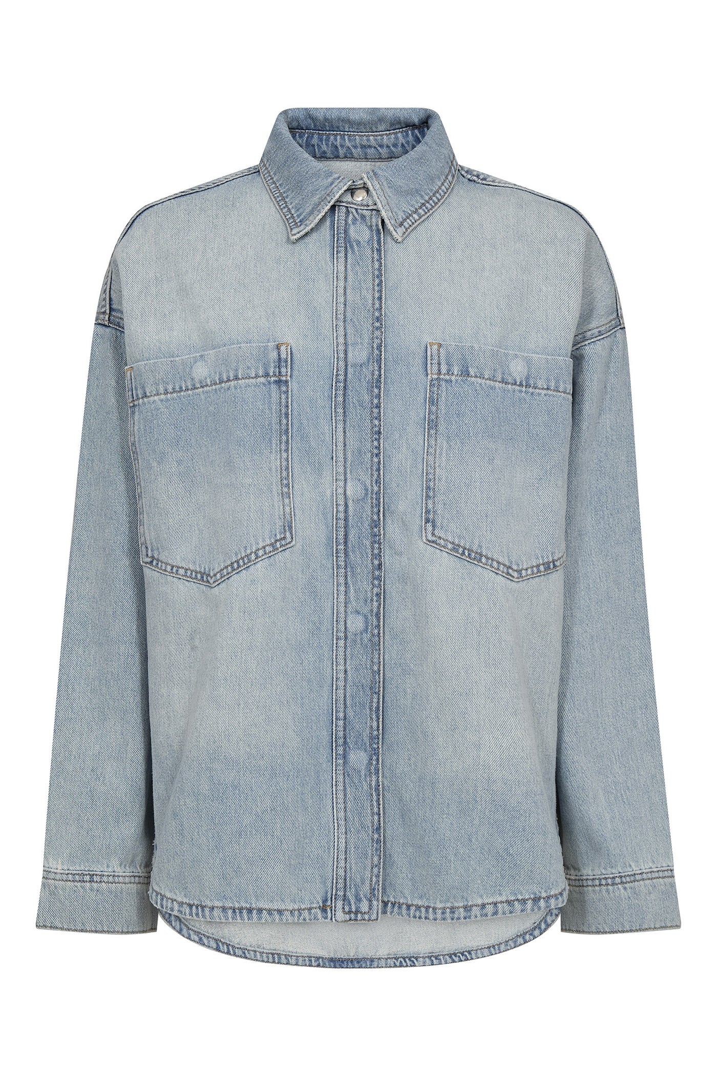 MMEmm Flower Shirt Light Blue - 178520