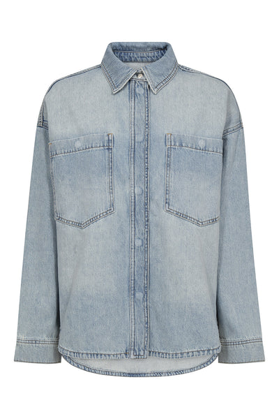 MMEmm Flower Shirt Light Blue - 178520 Thumbnail