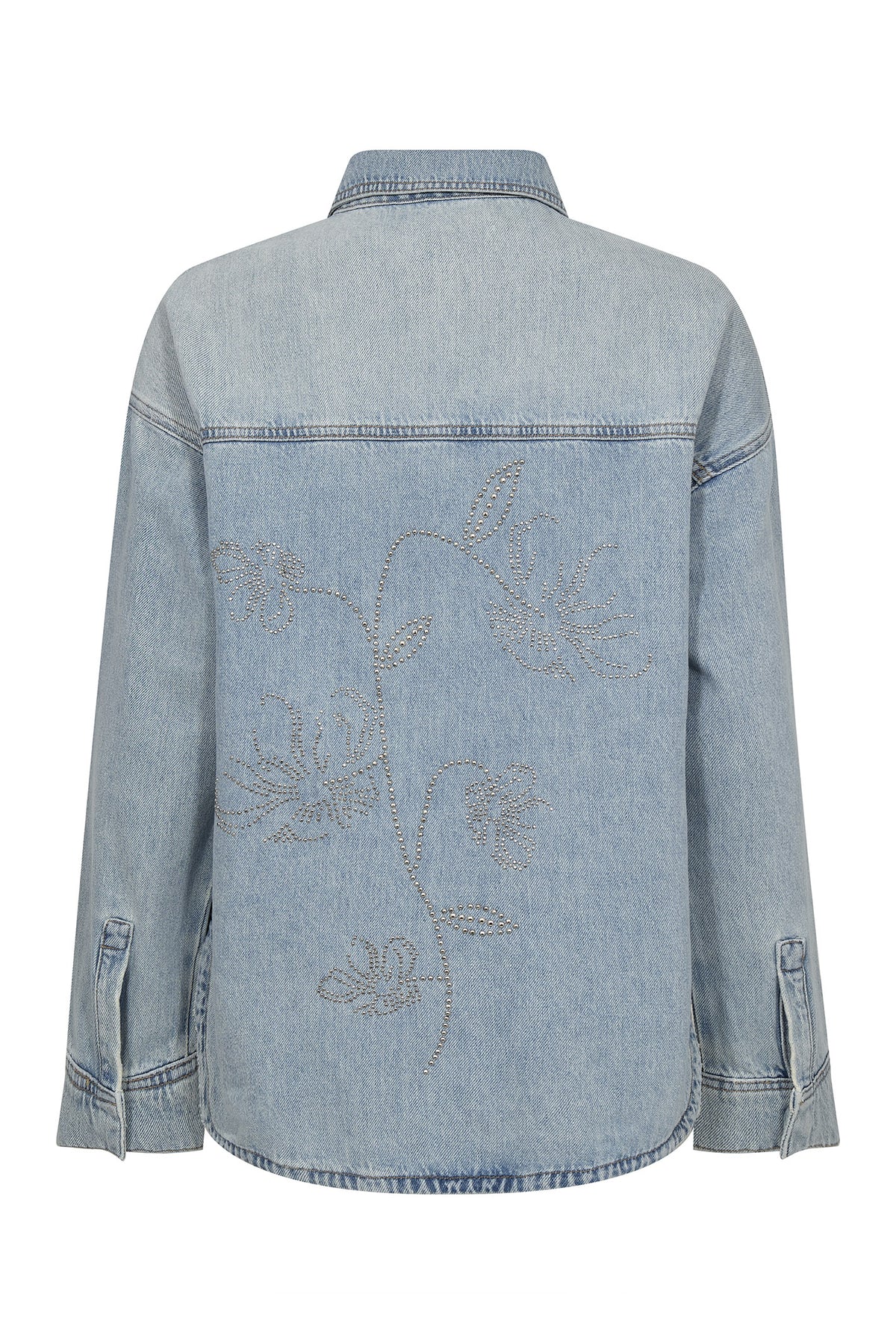 MMEmm Flower Shirt Light Blue - 178520
