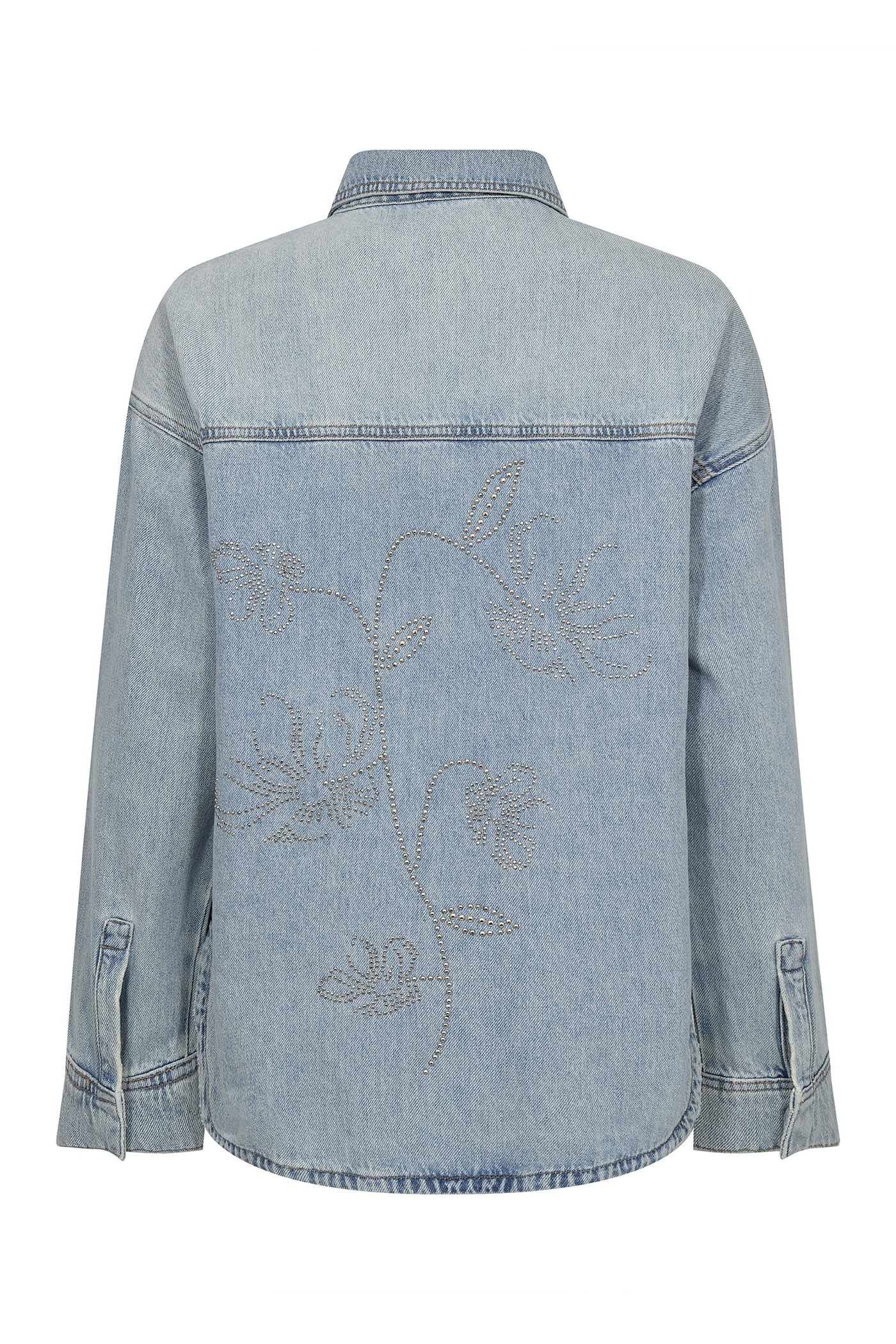 MMEmm Flower Shirt Light Blue - 178520