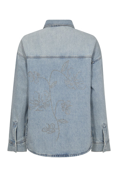 MMEmm Flower Shirt Light Blue - 178520 Thumbnail