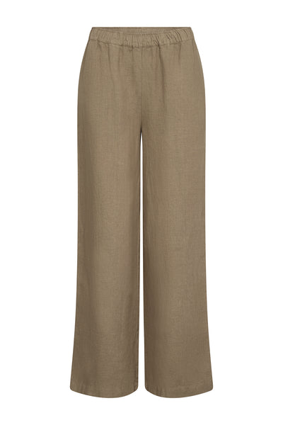 MMEmmi Linen Pant Petrified Oak - 171710 Thumbnail
