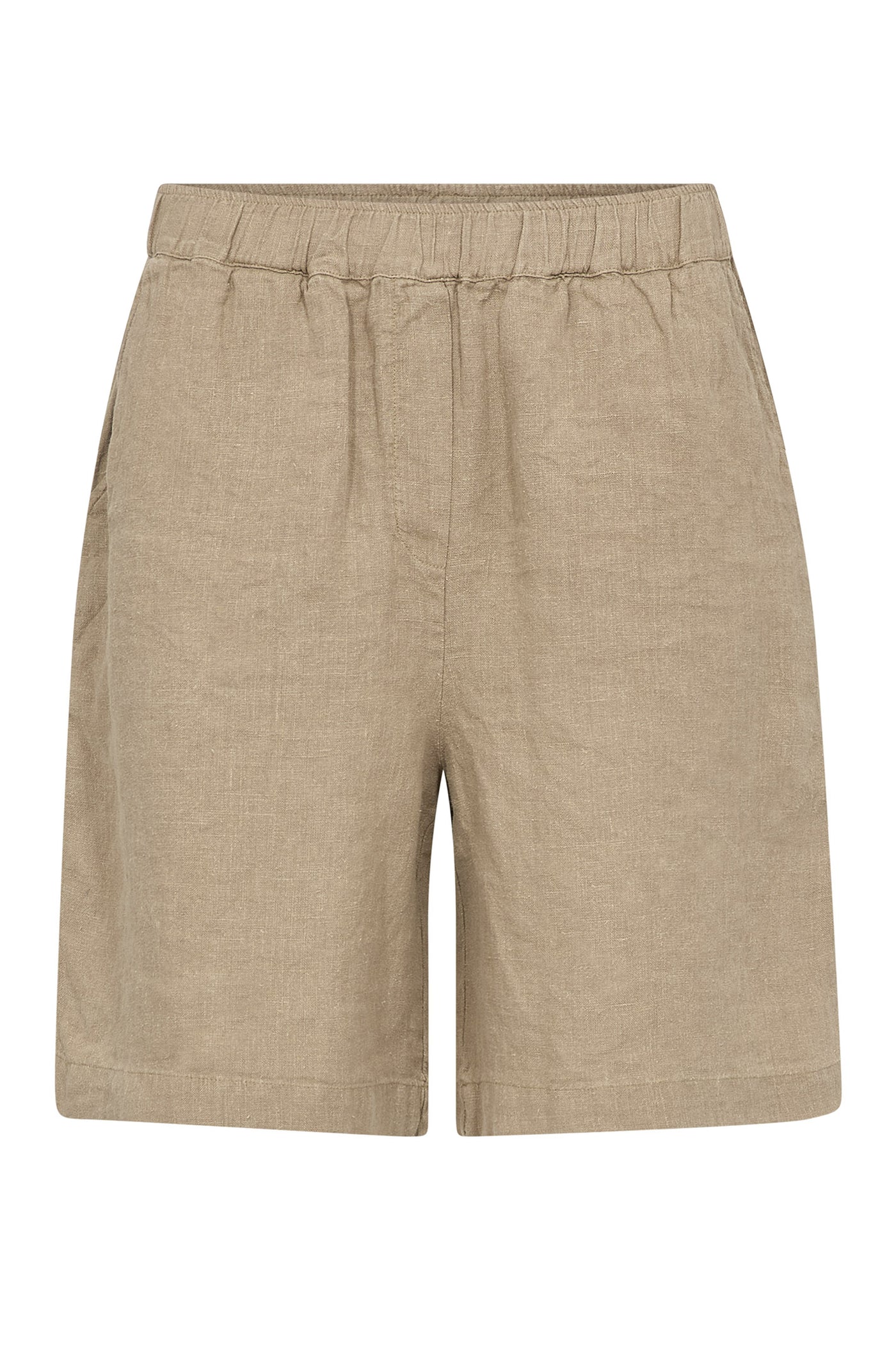 MMEmmie linen Bermuda Shorts Petrified Oak - 168480