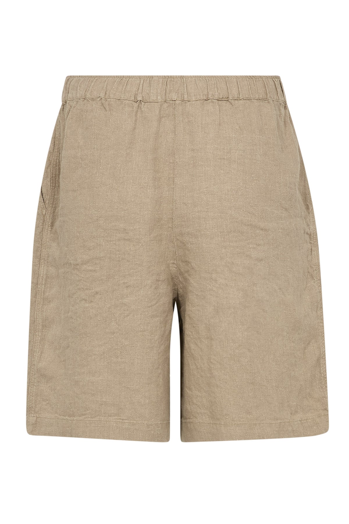 MMEmmie linen Bermuda Shorts Petrified Oak - 168480