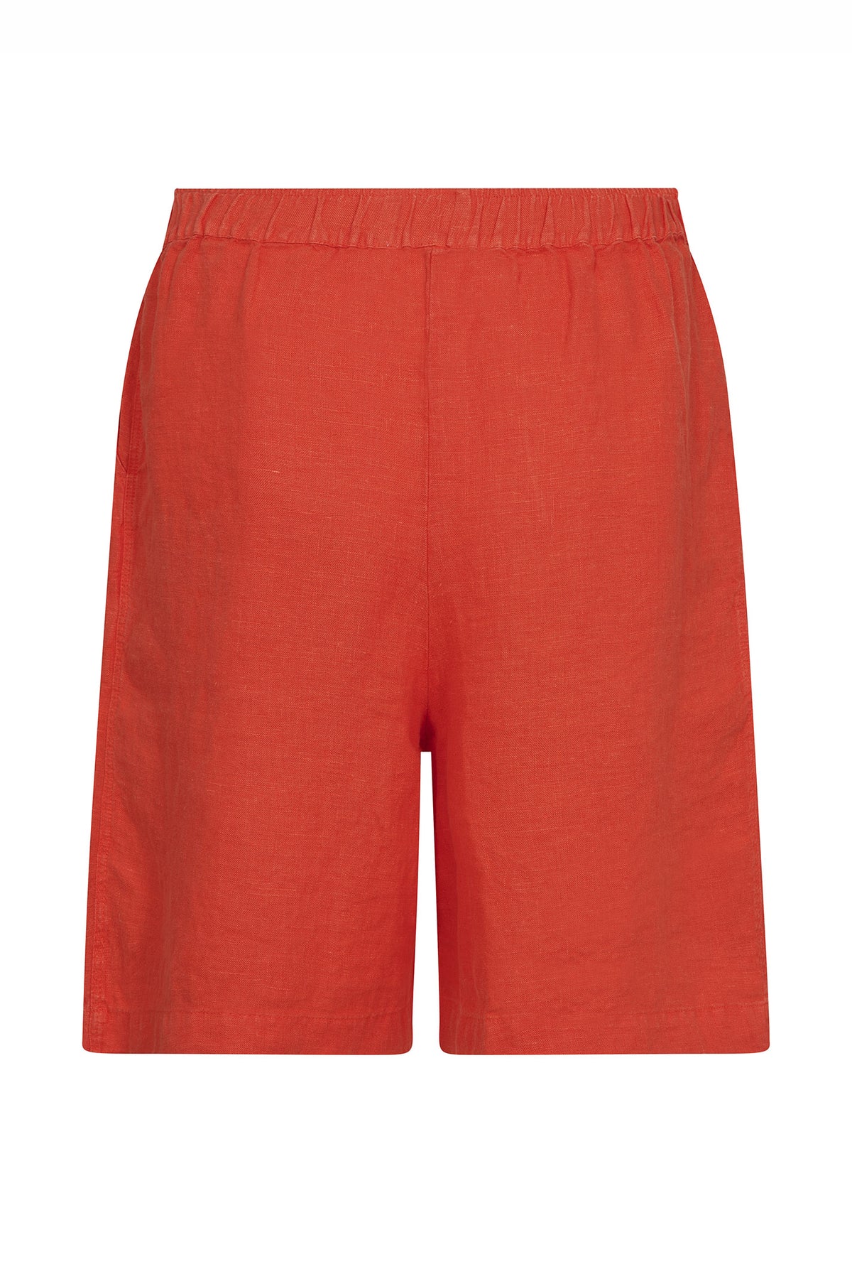 MMEmmie linen Bermuda Shorts Spicy Orange - 168480