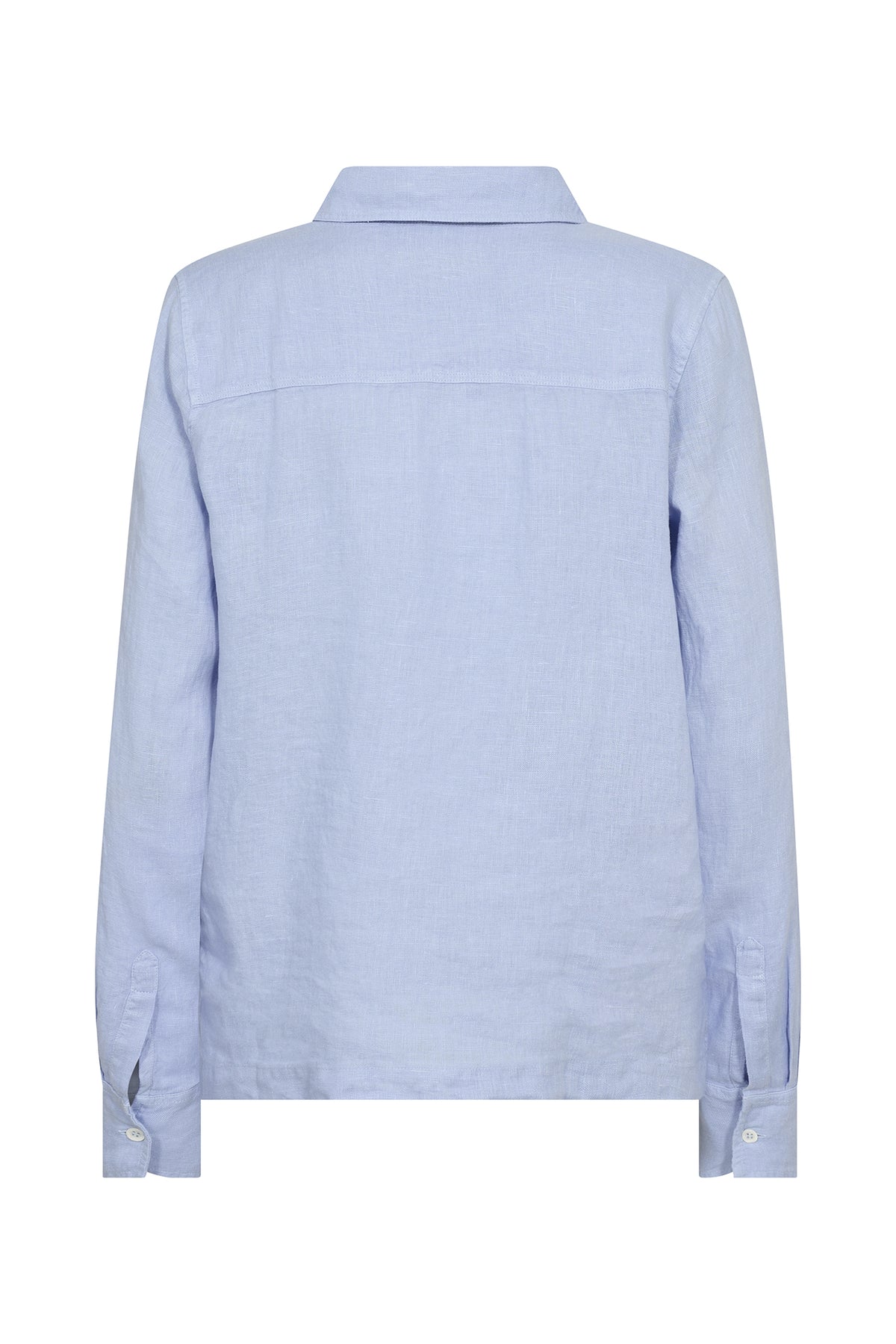 MMEnna Linen Pocket Blouse Brunnera Blue - 168430