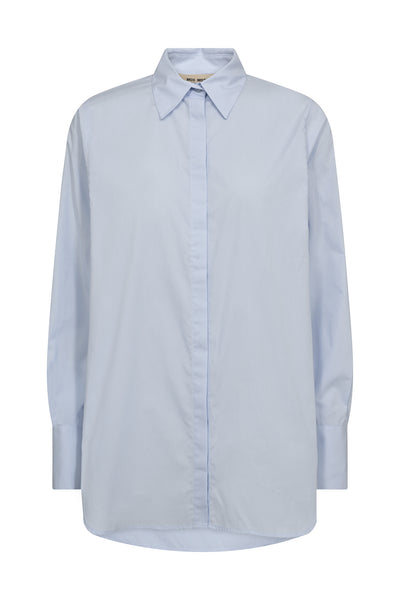 MMEnola Cotton Shirt Light Blue - 178050 Thumbnail