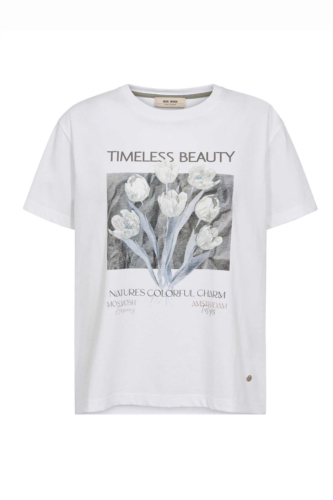 MMEste O-SS Tee White