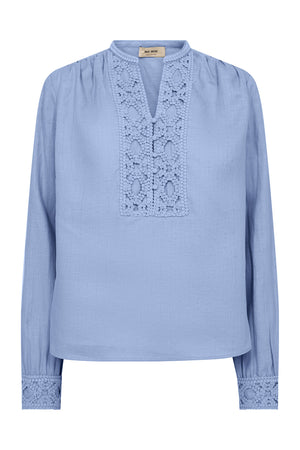 MMEvanda ls Blouse Brunnera Blue - 176870