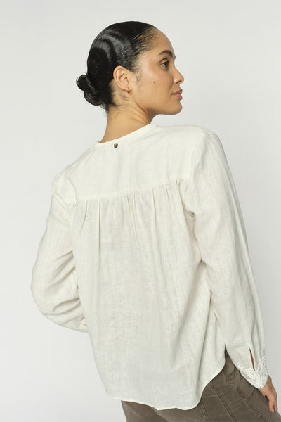 MMEvanda ls Blouse ECRU - 176870 Thumbnail