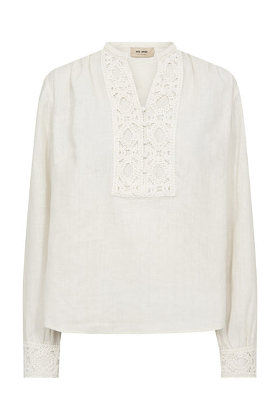 MMEvanda ls Blouse ECRU - 176870 Thumbnail