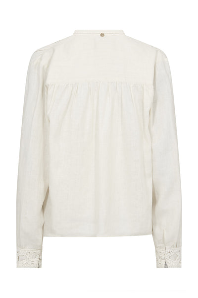MMEvanda ls Blouse ECRU - 176870 Thumbnail