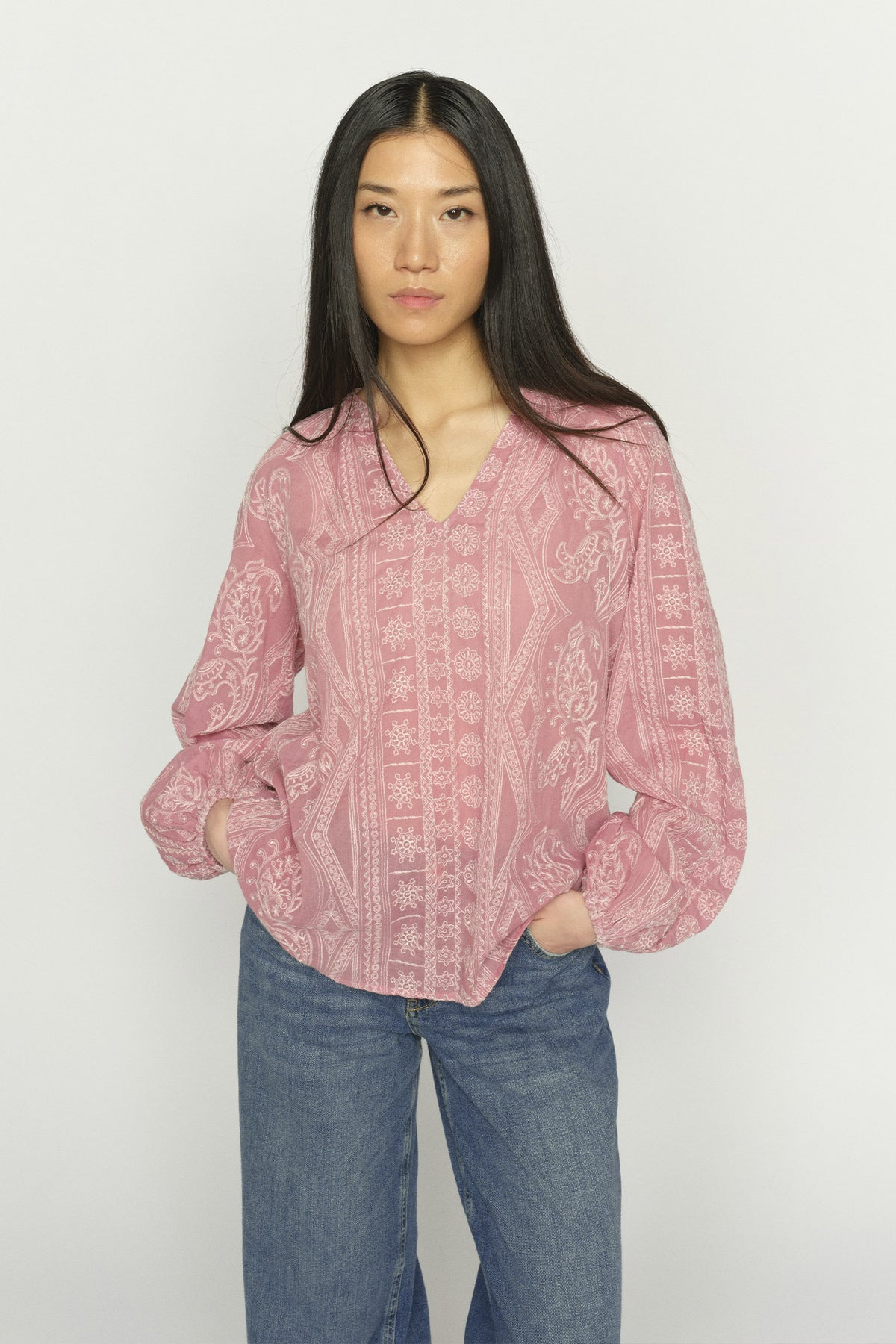 MMGata Allo Blouse DUSTY ROSE - 178200