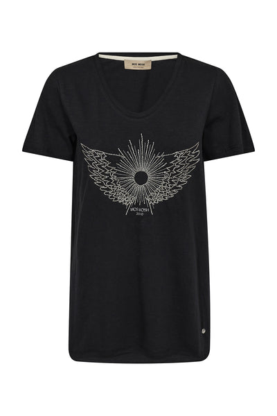 MMGethi O-SS Glam Tee Black - 175060 Thumbnail