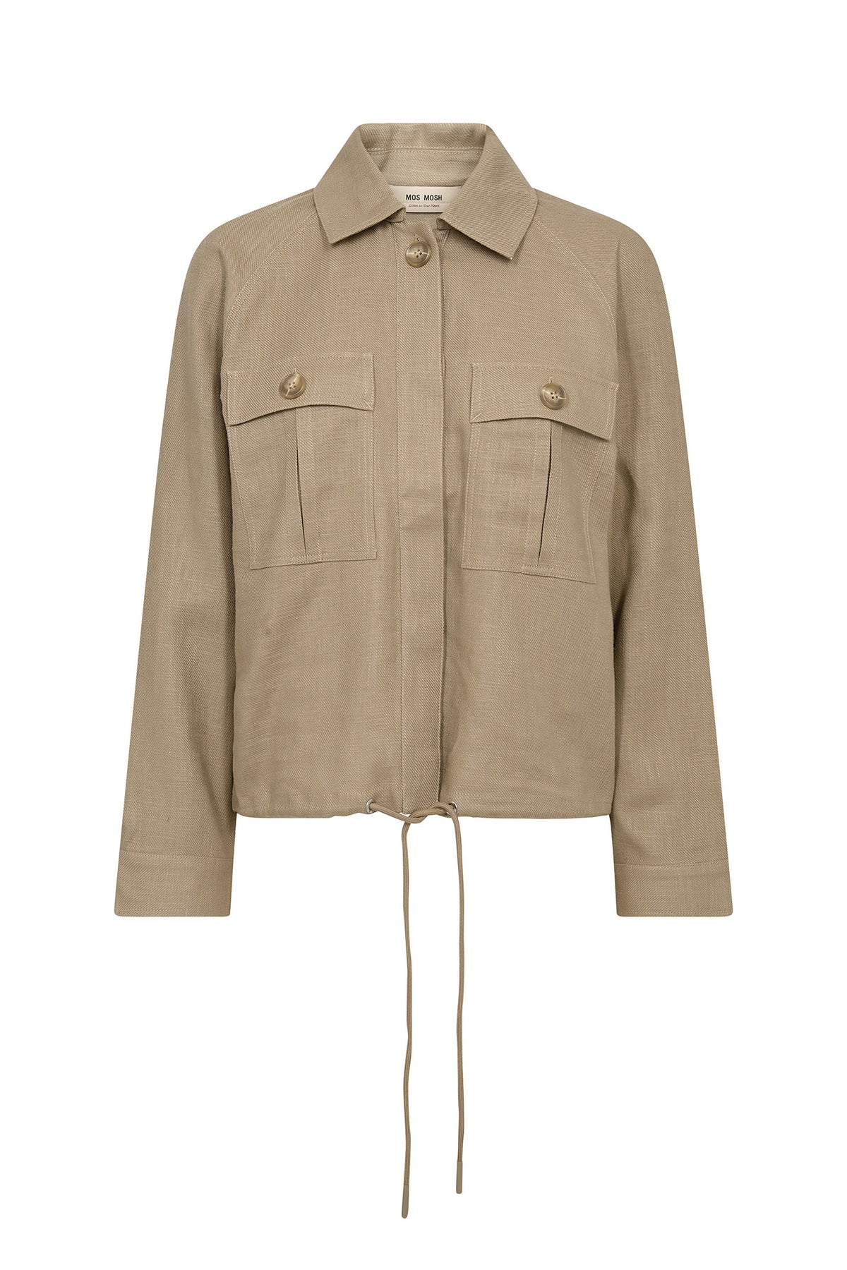 MMGinah Ramie Jacket Petrified Oak - 177000