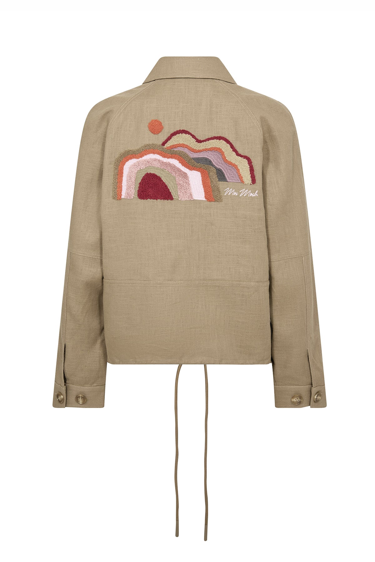 MMGinah Ramie Jacket Petrified Oak - 177000