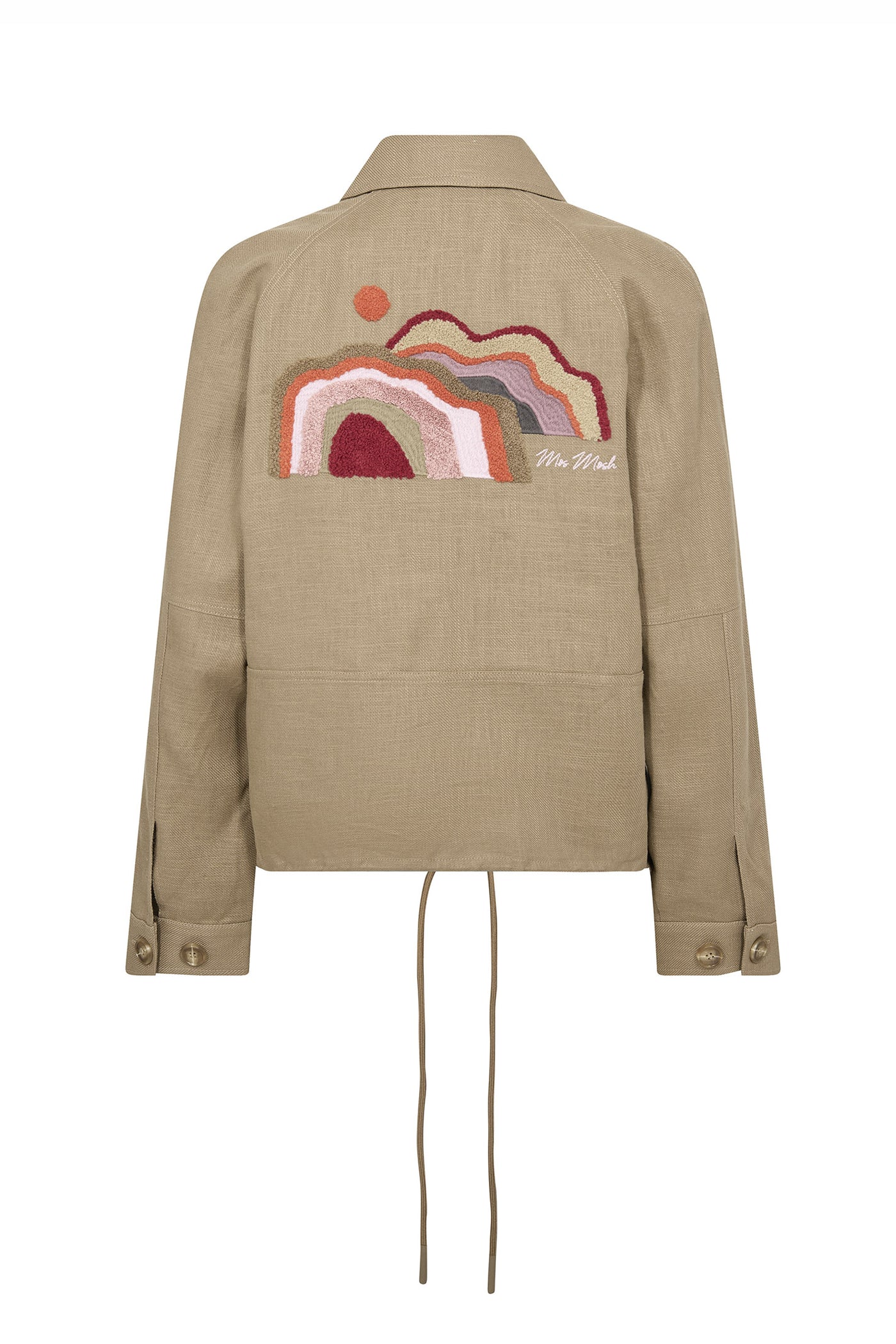 MMGinah Ramie Jacket Petrified Oak - 177000