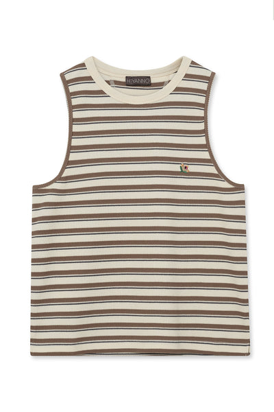 MMHEra Stripe Top Foxtrot - 800282 Thumbnail