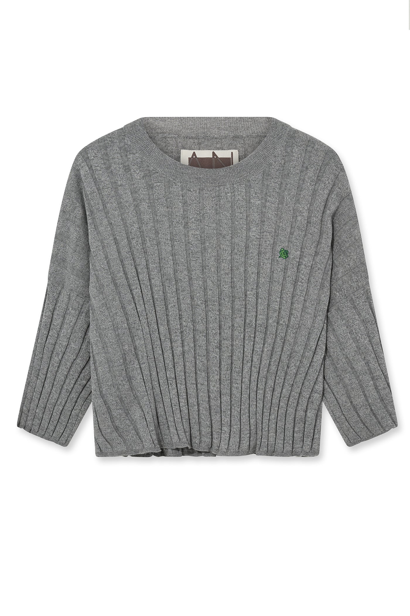 MMHPoetic Drape Knit Grey Melange - 800230