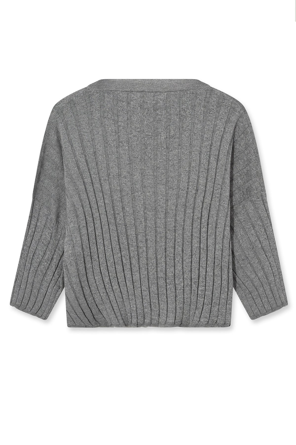 MMHPoetic Drape Knit Grey Melange - 800230