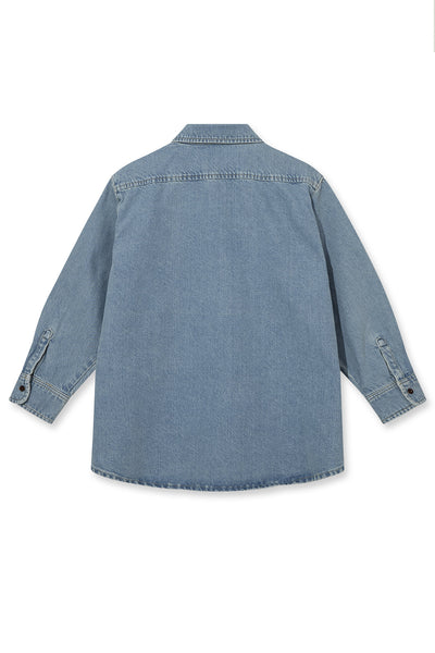 MMHSpace Denim Shir Light Blue Denim - 800290 Thumbnail