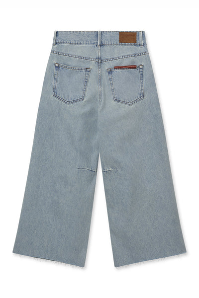 MMHSweet Cropped Jeans Light Blue Denim - 800224 Thumbnail