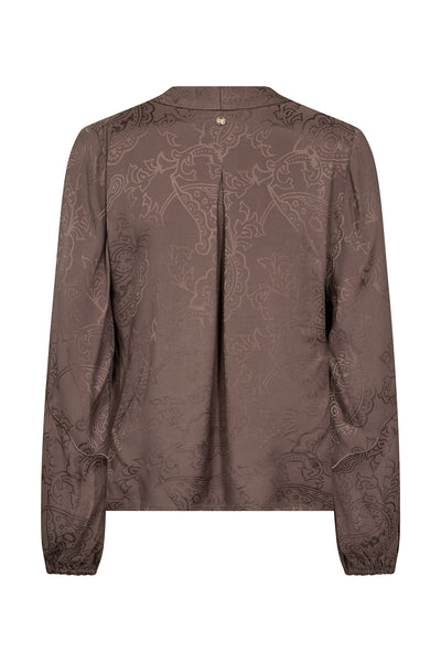 MMHefa Paisleya Blouse Coffee Quartz - 177820 Thumbnail