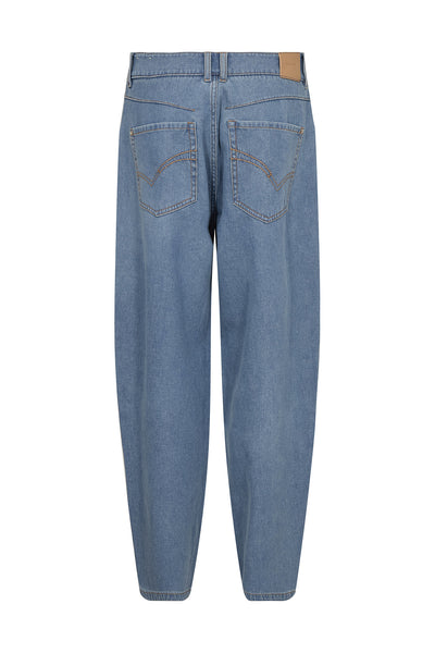 MMHellen Barrel Jeans Blue - 176650 Thumbnail