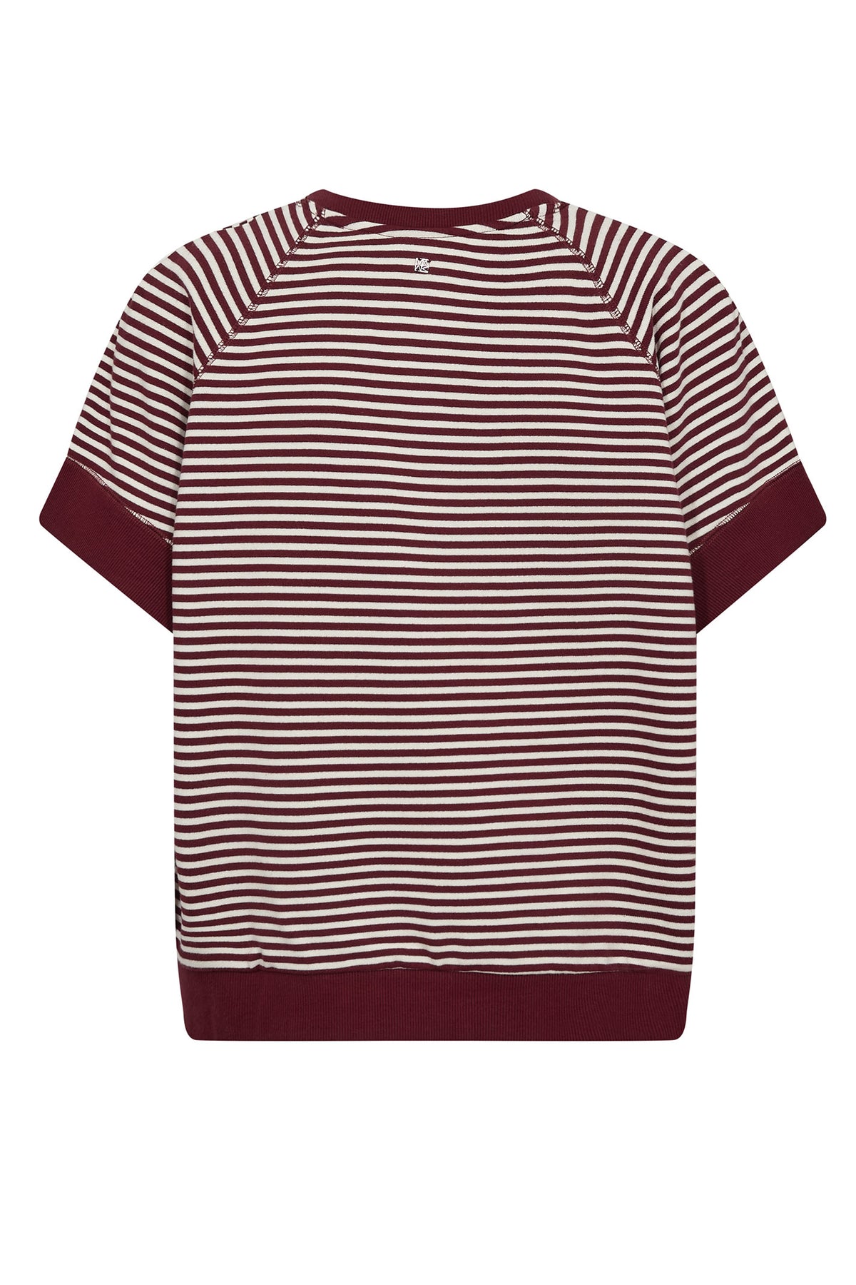 MMHolt V-SS Stripe Sweatshirt Cabernet - 179000