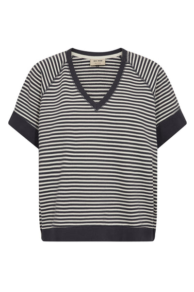 MMHolt V-SS Stripe Sweatshirt INDIA INK - 179000 Thumbnail