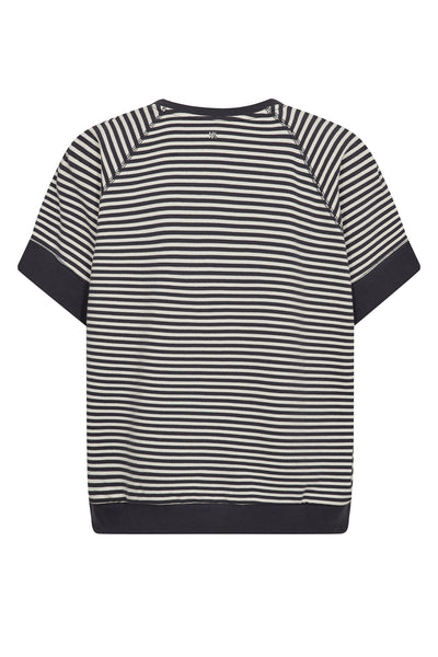 MMHolt V-SS Stripe Sweatshirt INDIA INK - 179000 Thumbnail