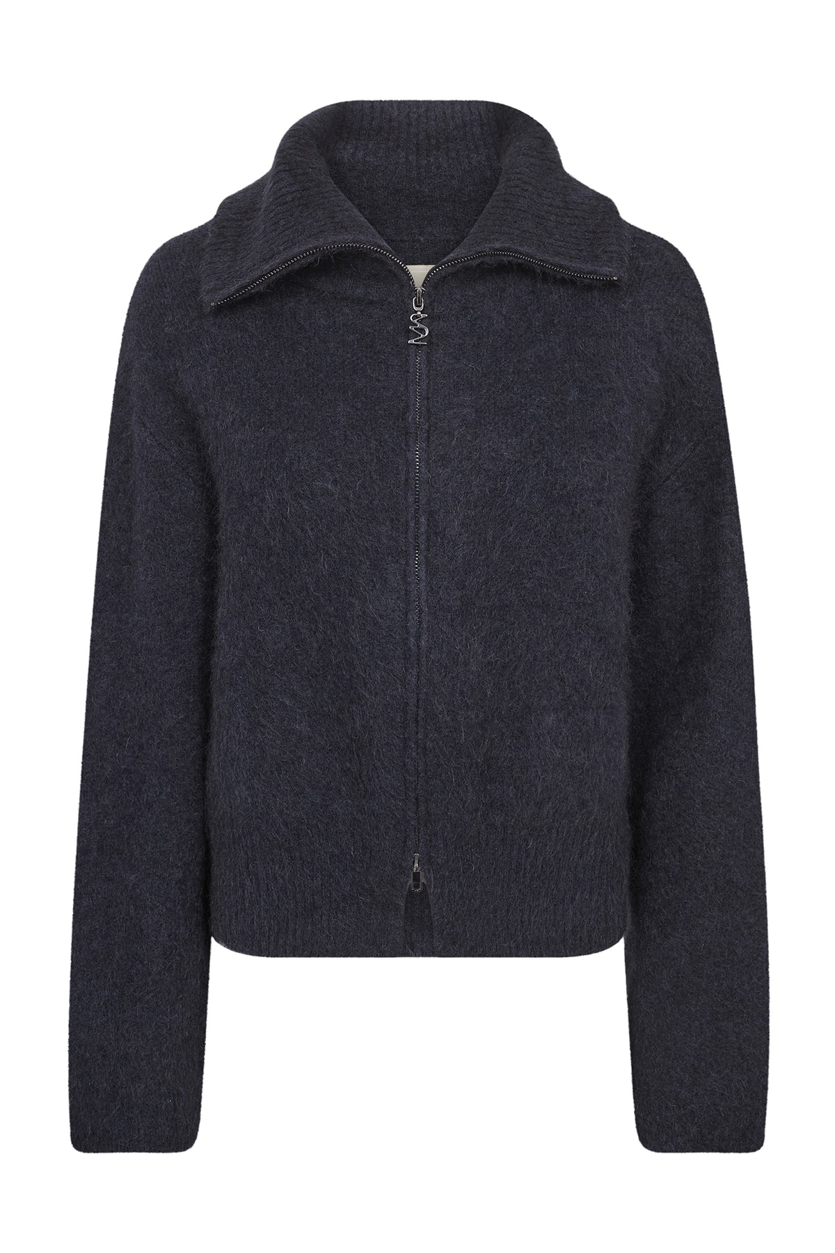 MMHulda Knit Zip Cardigan Salute Navy - 176130