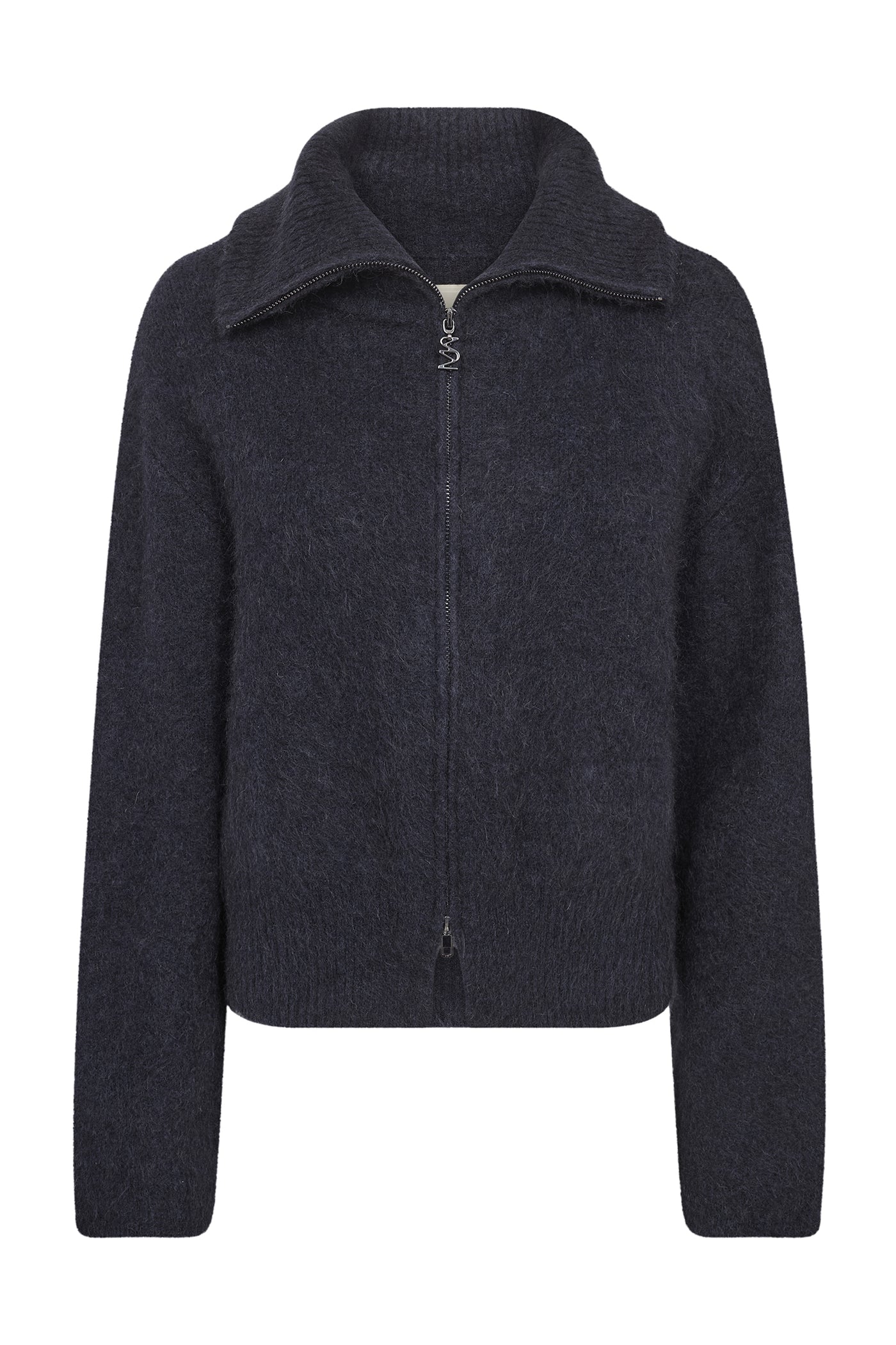 MMHulda Knit Zip Cardigan Salute Navy - 176130