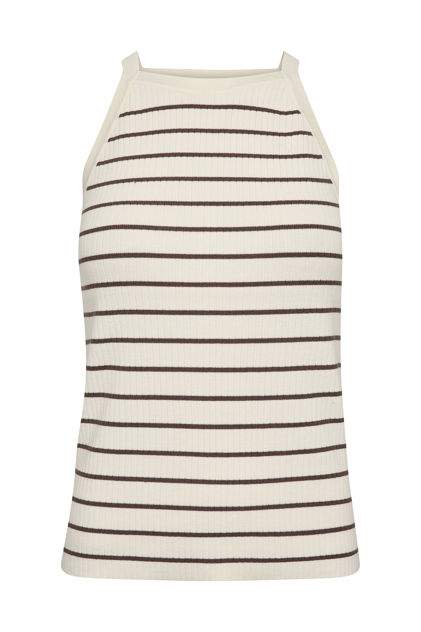 MMImanja Caliz Stripe Knit Top Coffee Quartz - 176720
