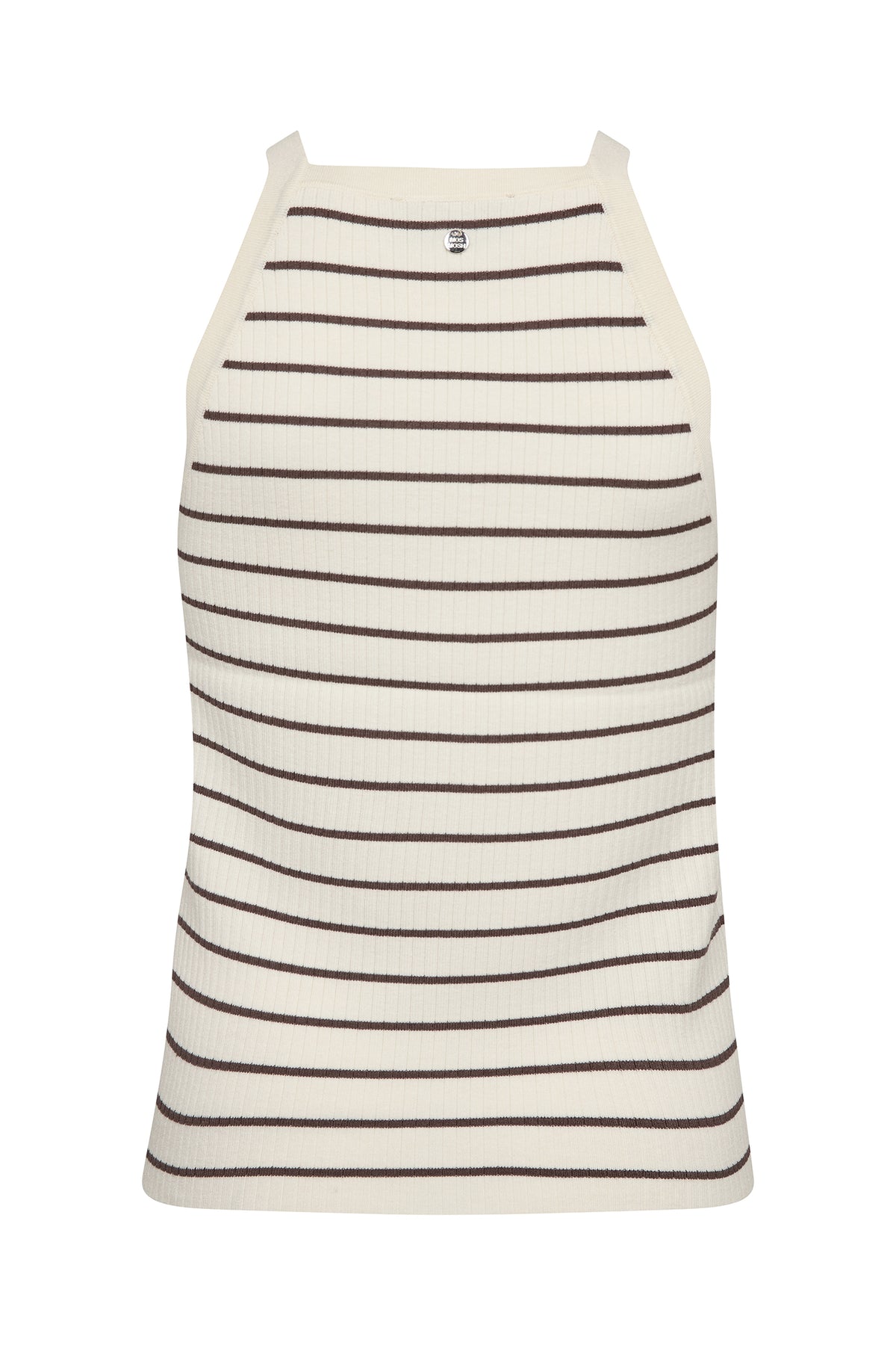 MMImanja Caliz Stripe Knit Top Coffee Quartz - 176720