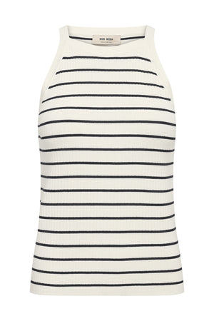 MMImanja Caliz Stripe Knit Top Salute Navy - 176720
