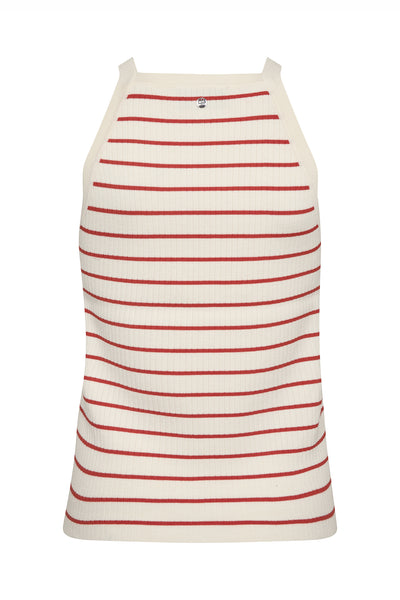MMImanja Caliz Stripe Knit Top Spicy Orange - 176720 Thumbnail