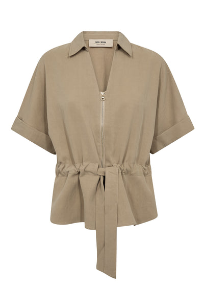 MMIndie Gunilla Blouse Sesame - 179370 Thumbnail