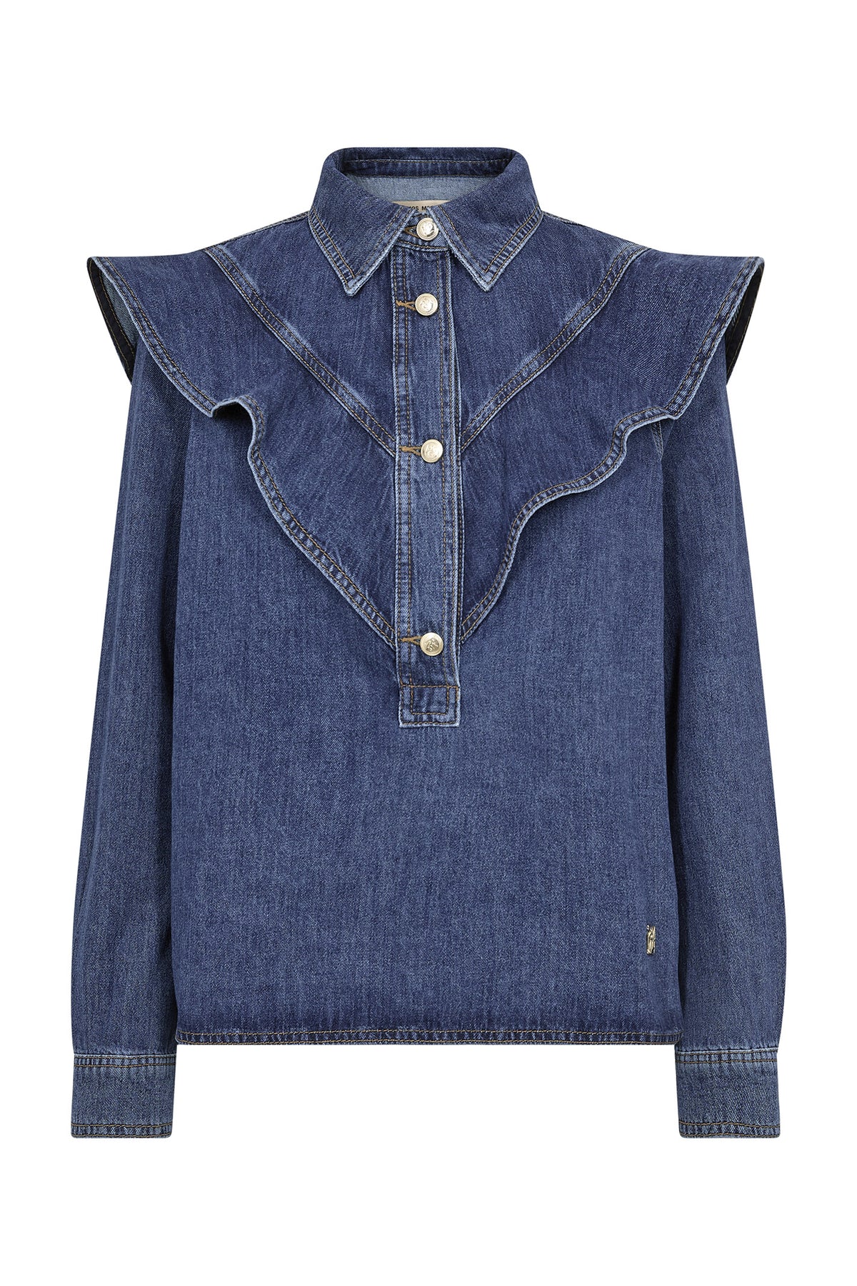MMIrina Denim Shirt DARK BLUE - 178710