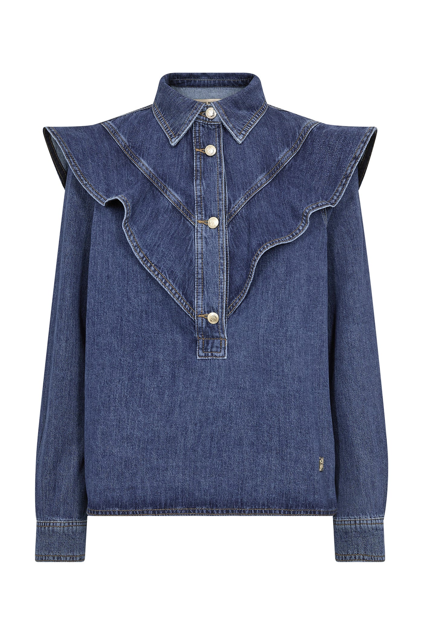 MMIrina Denim Shirt DARK BLUE - 178710