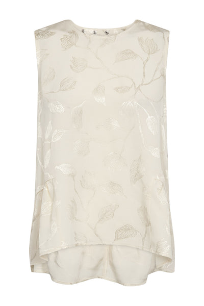 MMIxo Leaf Jacq Top ECRU - 178350 Thumbnail