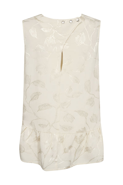 MMIxo Leaf Jacq Top ECRU - 178350 Thumbnail