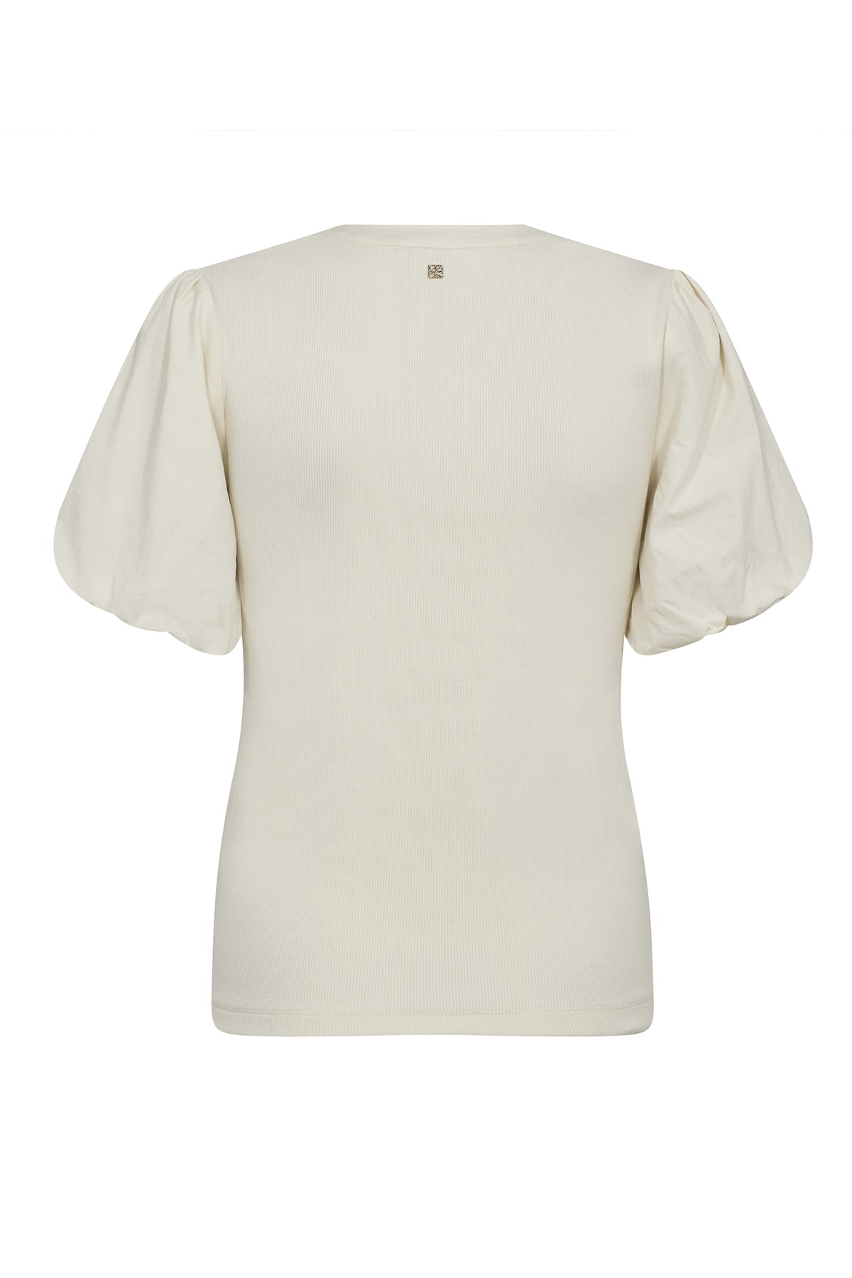 MMJada V-SS Puff Tee ECRU - 179020
