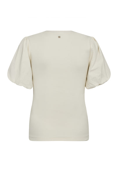 MMJada V-SS Puff Tee ECRU - 179020 Thumbnail